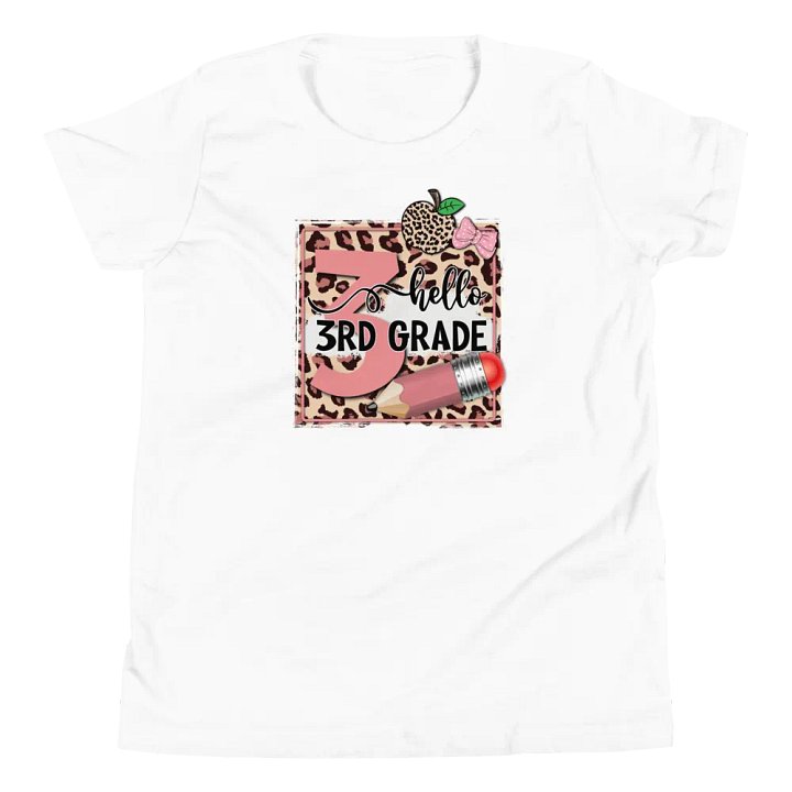 Leopard Print 3rd Grade Welcome T-Shirt product image (2)
