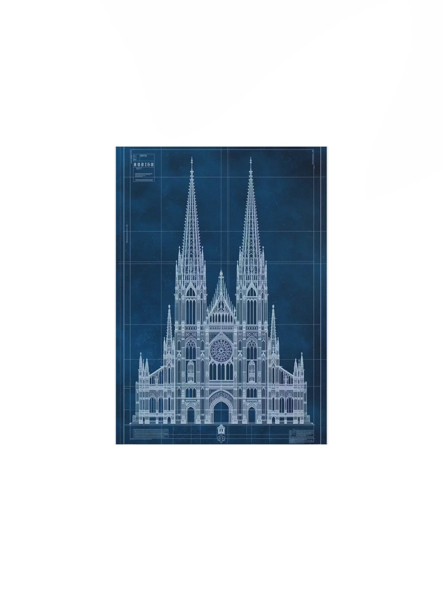 Burgos Cathedral: Gothic Architecture Masterpiece (Technical Blueprint) product image (4)
