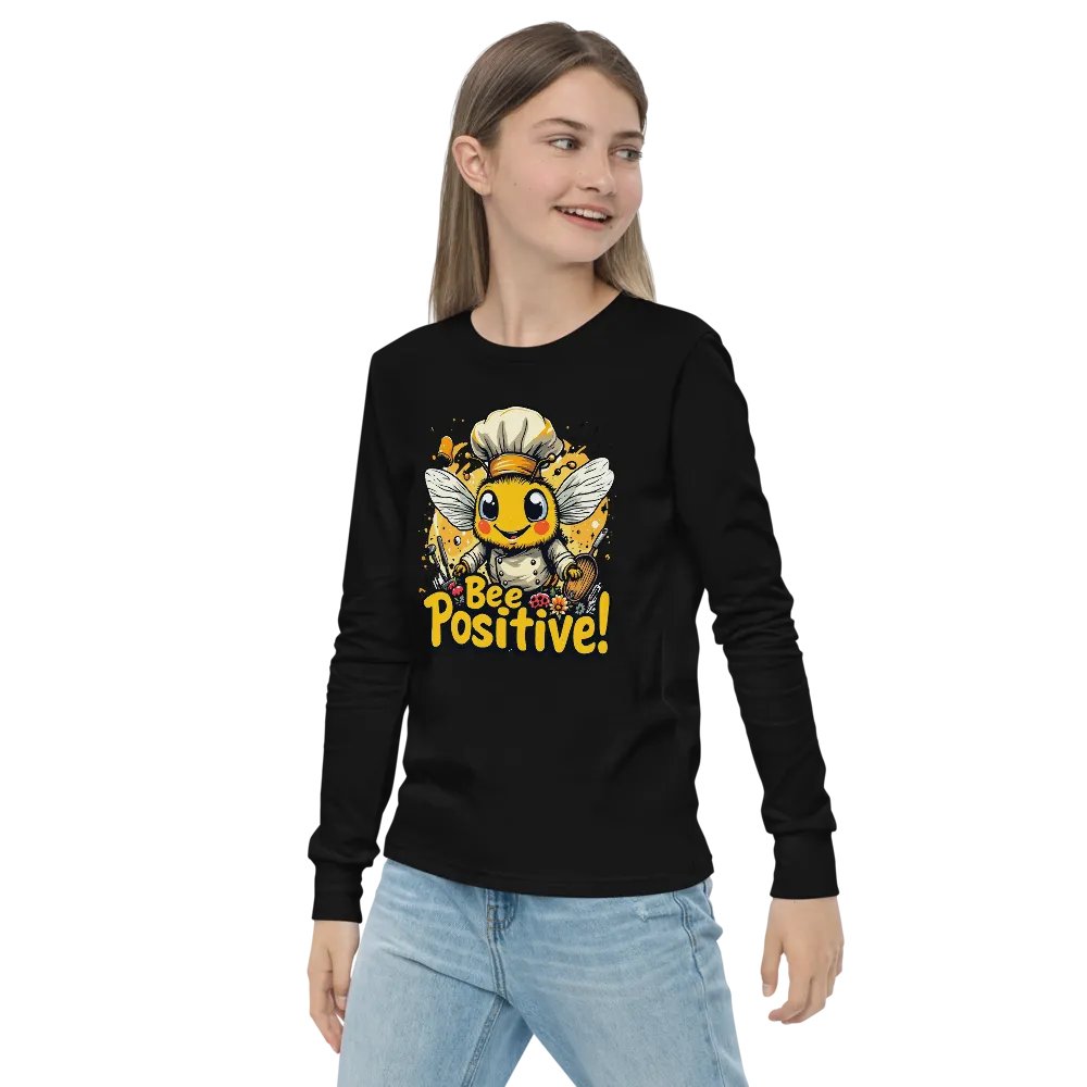 Chef Bee Youth Long Sleeve Tee product image (3)