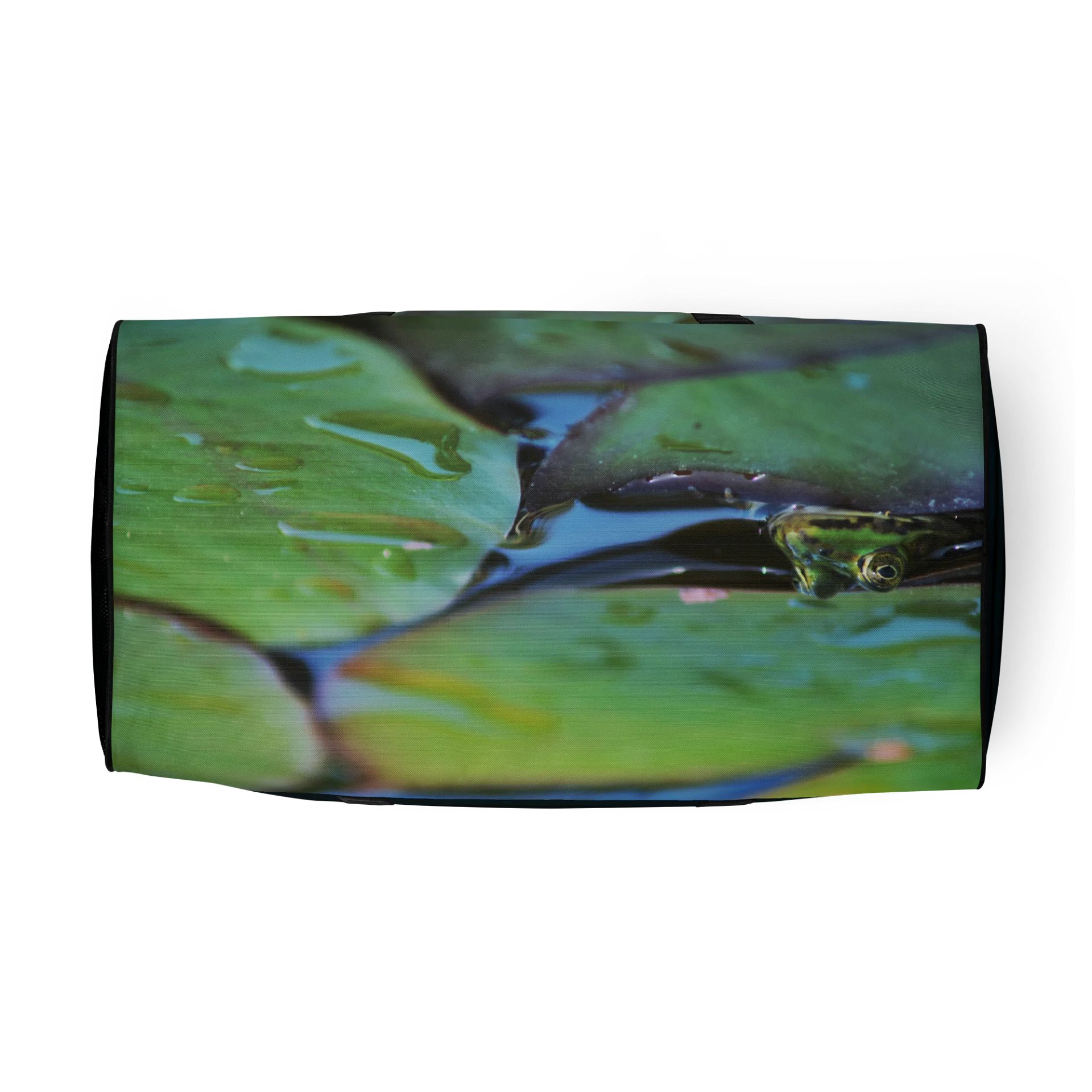 Travel bag - Frog under lily pad (Dark Design) product image (6)