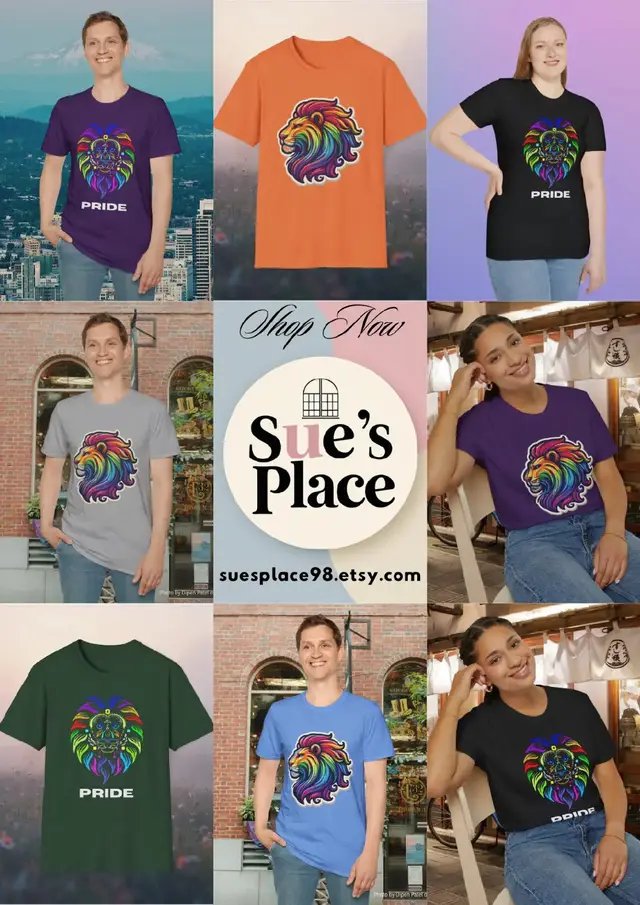 Whether you're  an ally or a member of the 2SLGBTQIA community, showing you're support and Pride in style is a year round endeavor. 🛍️ Where to buy: suesplace98.etsy.com