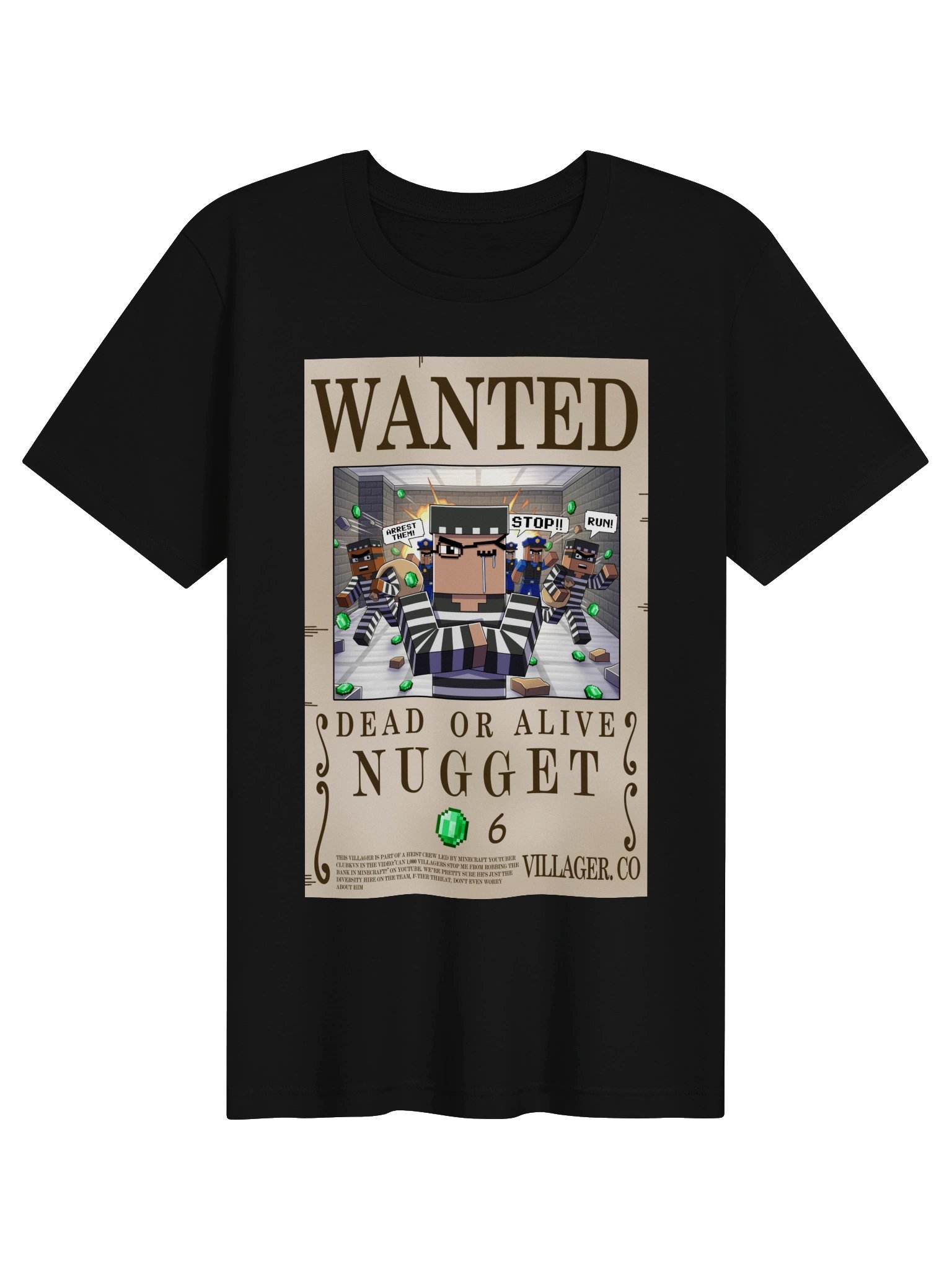 Nugget Wanted Tee product image (1)