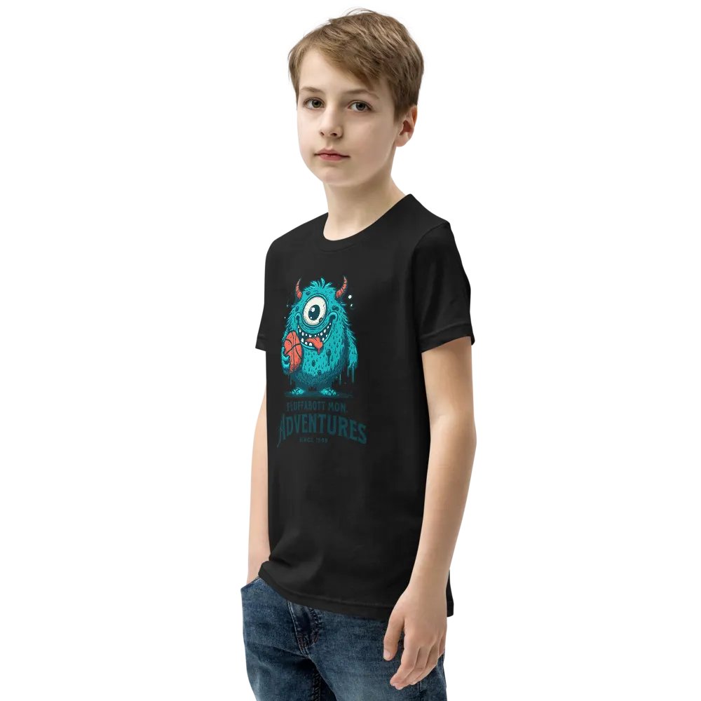 Monstrous Hoops Youth T-Shirt product image (4)