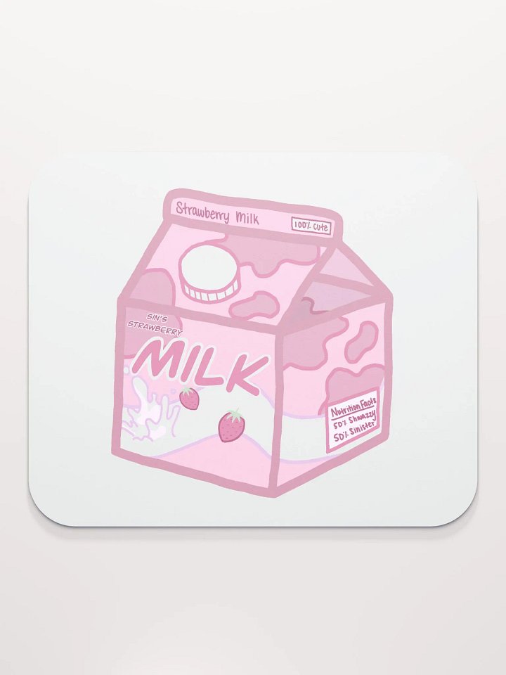 SinisterSushii Strawberry Milk Mousepad product image (2)