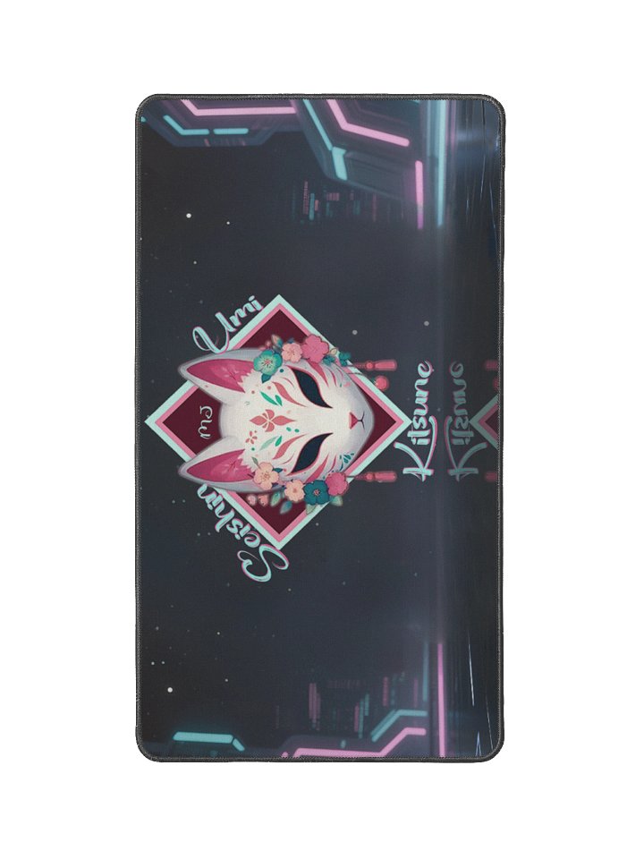 Neon Kitsune Desk Mat product image (1)