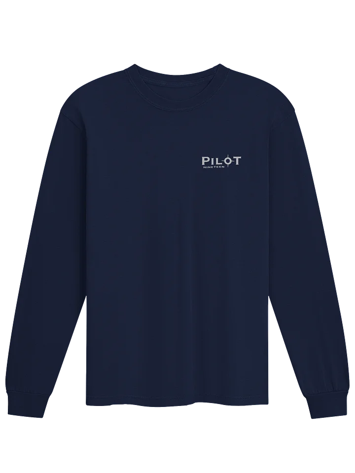 Pilot Nineteen Compass Logo Long Sleeve Shirt product image (3)