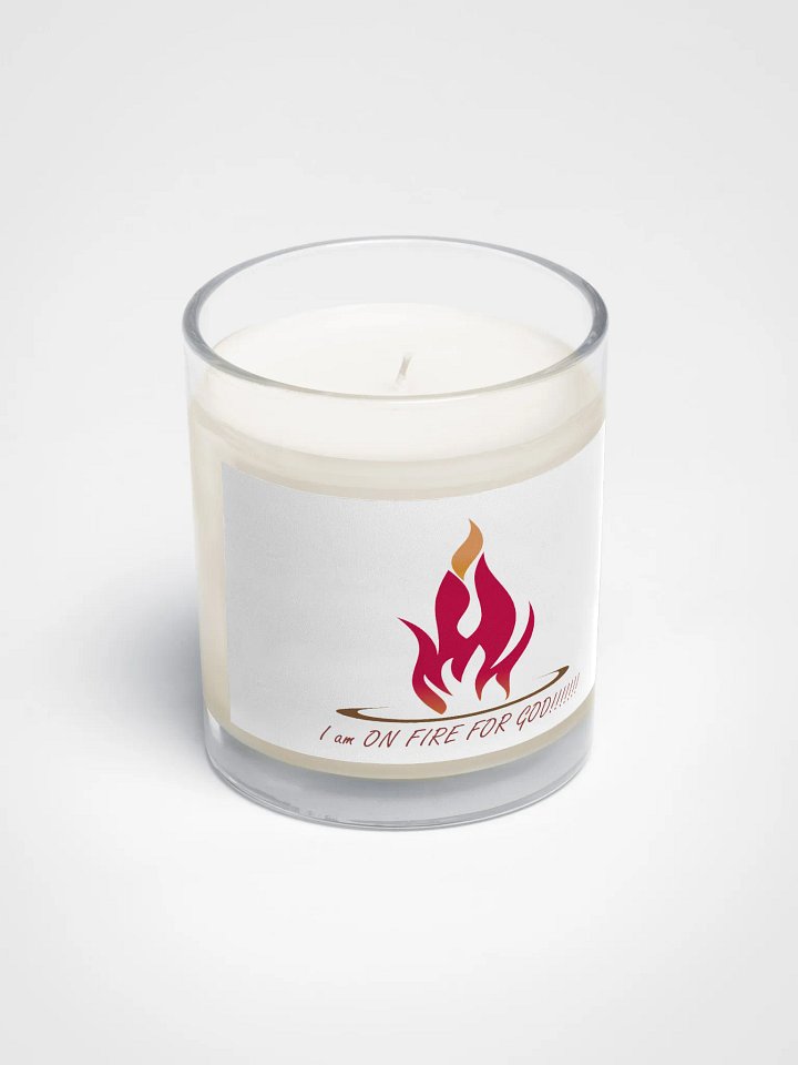 I am on Fire for God Candle product image (2)