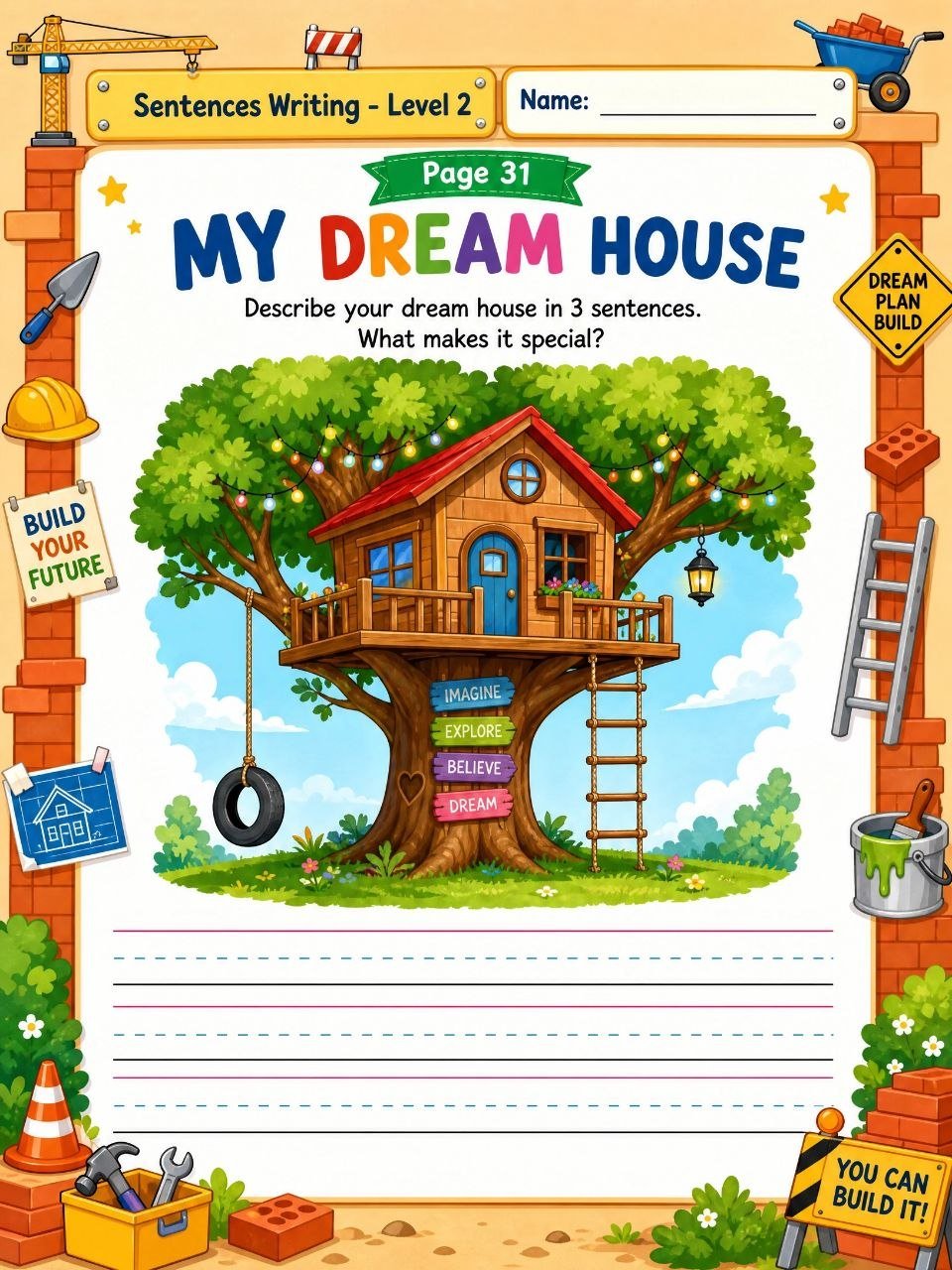 Sentences Writing Activity Book V 2 product image (3)