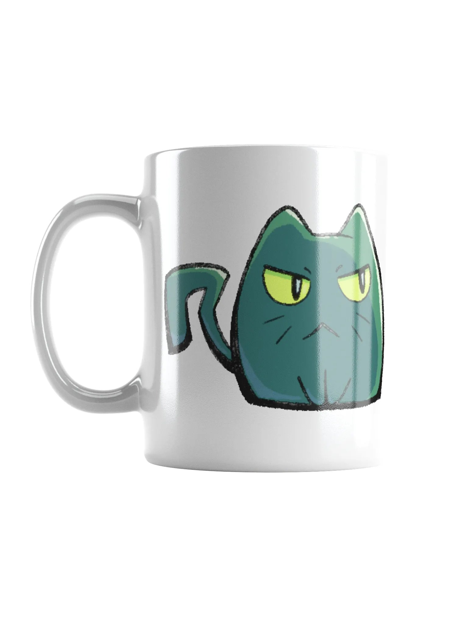 Tiny Grumpy Kitty - White Mug product image (3)