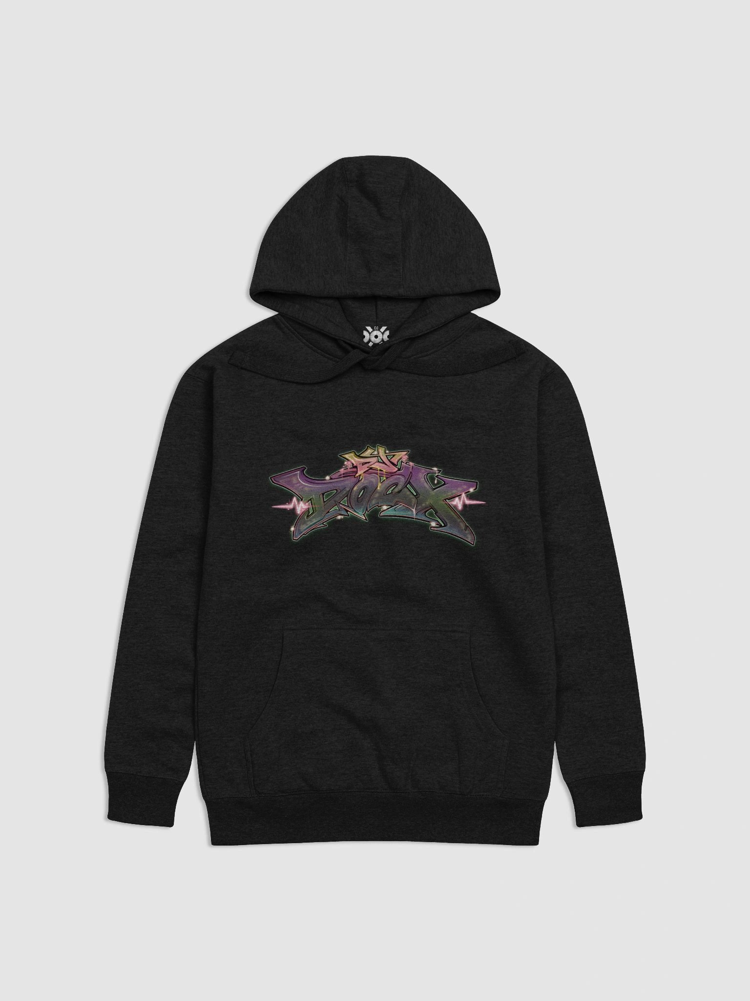 DJDocX Black Hoddie - Classic Graff - Printed product image (1)
