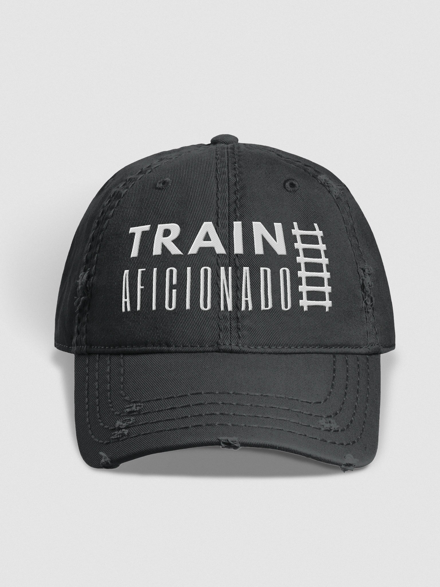 Train Aficionado Distressed Dad Hat product image (1)