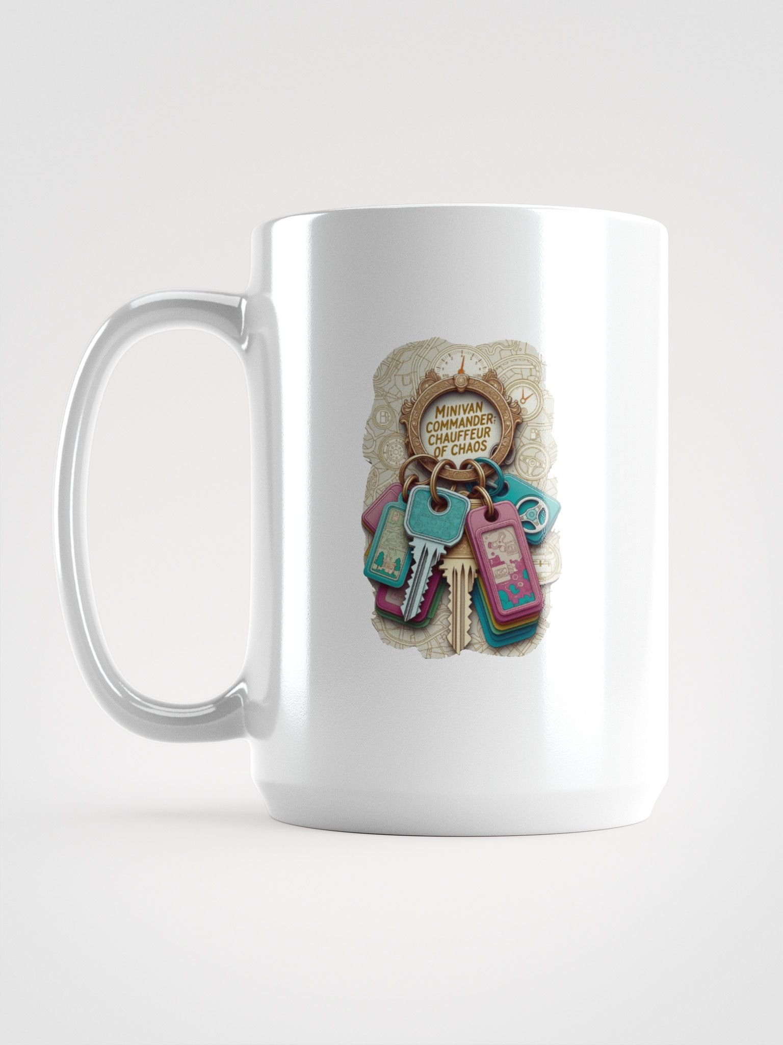 Minivan Commander Mug, Chauffeur of Chaos Cup, Funny Mom Gift product image (1)