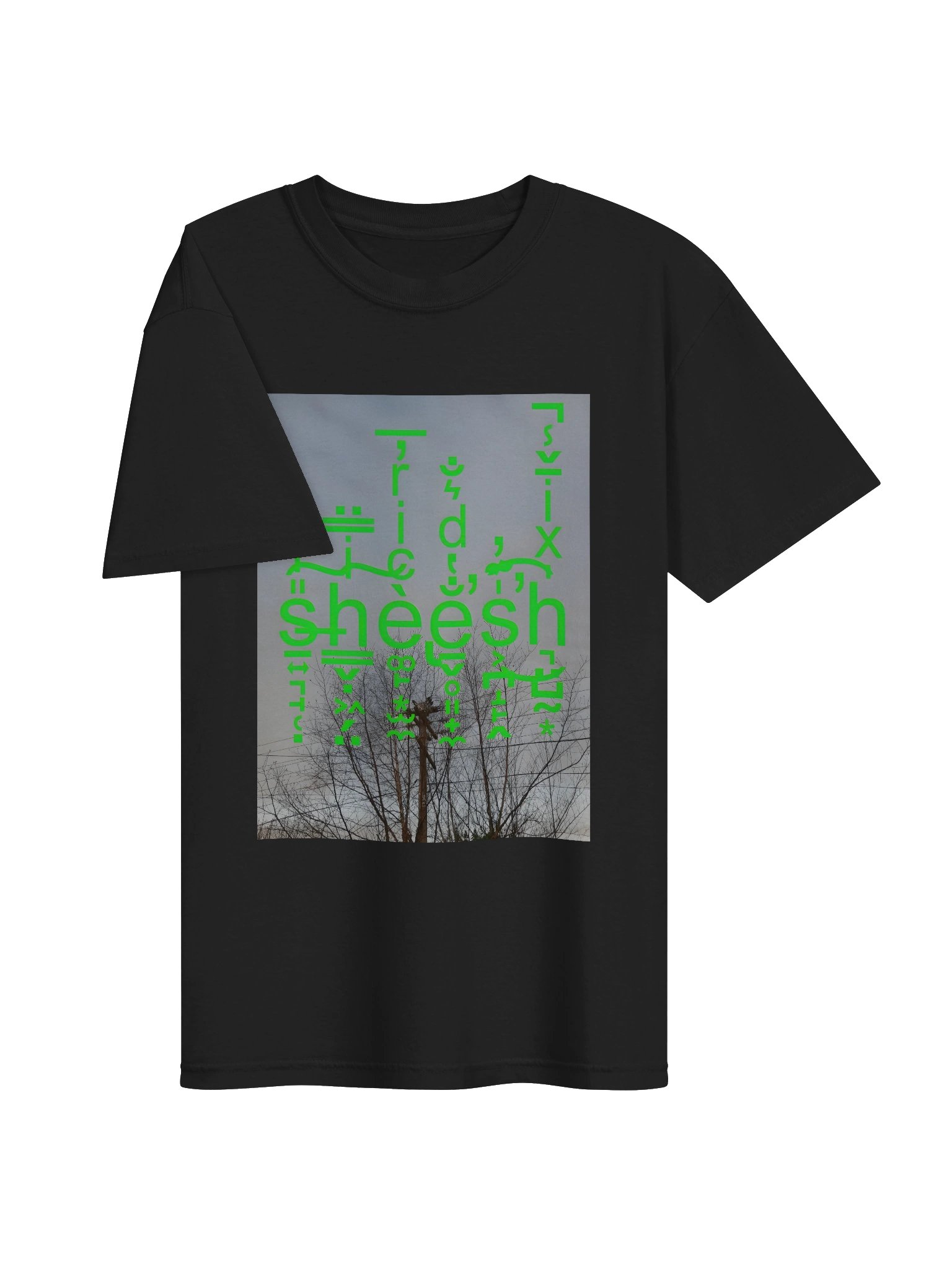 Sheesh Green Tree Graphic Tee product image (11)