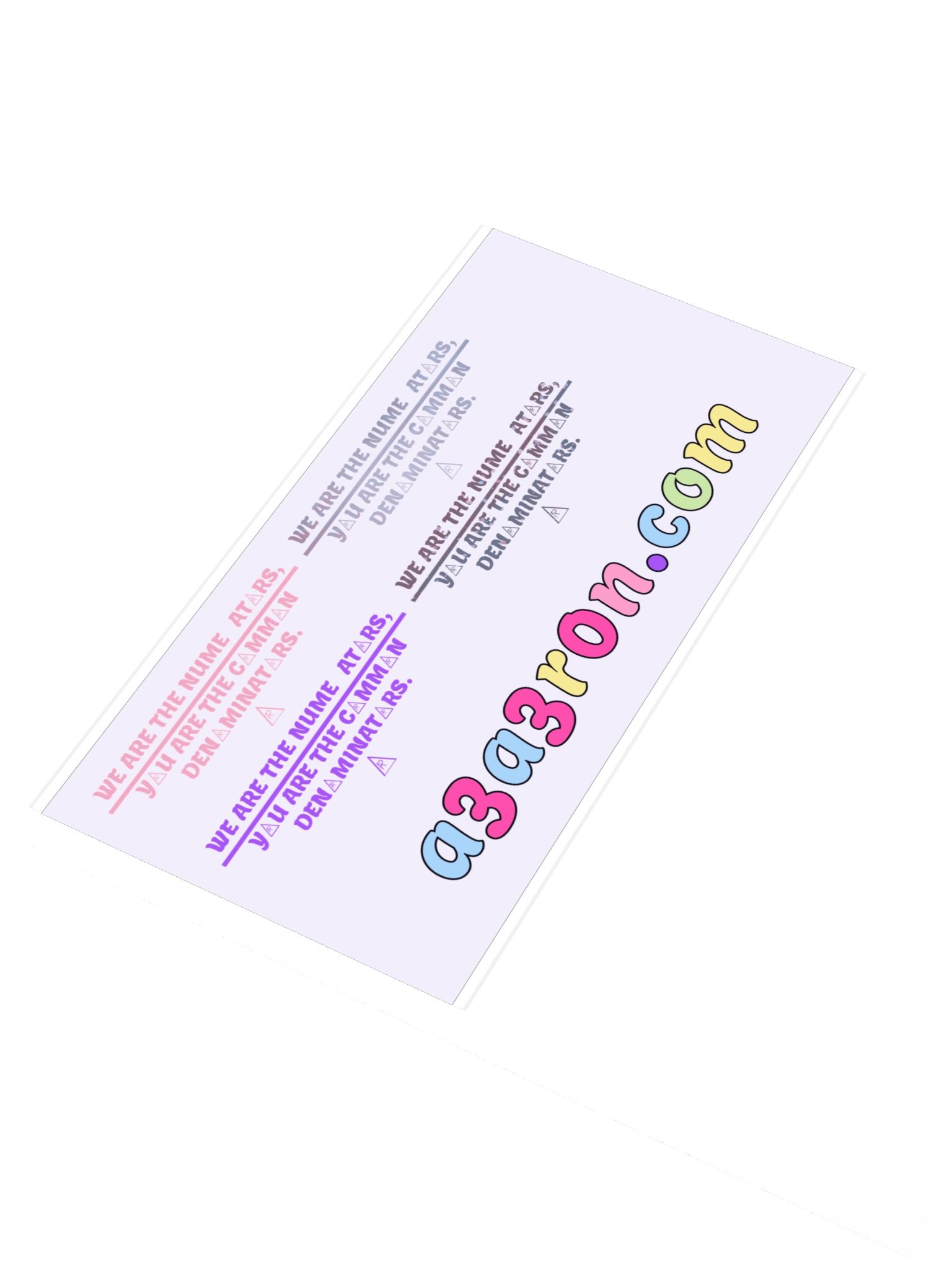 Mega Sticker Pack Vol 2 — Catchphrases · Transfer Sheet 2 product image (2)