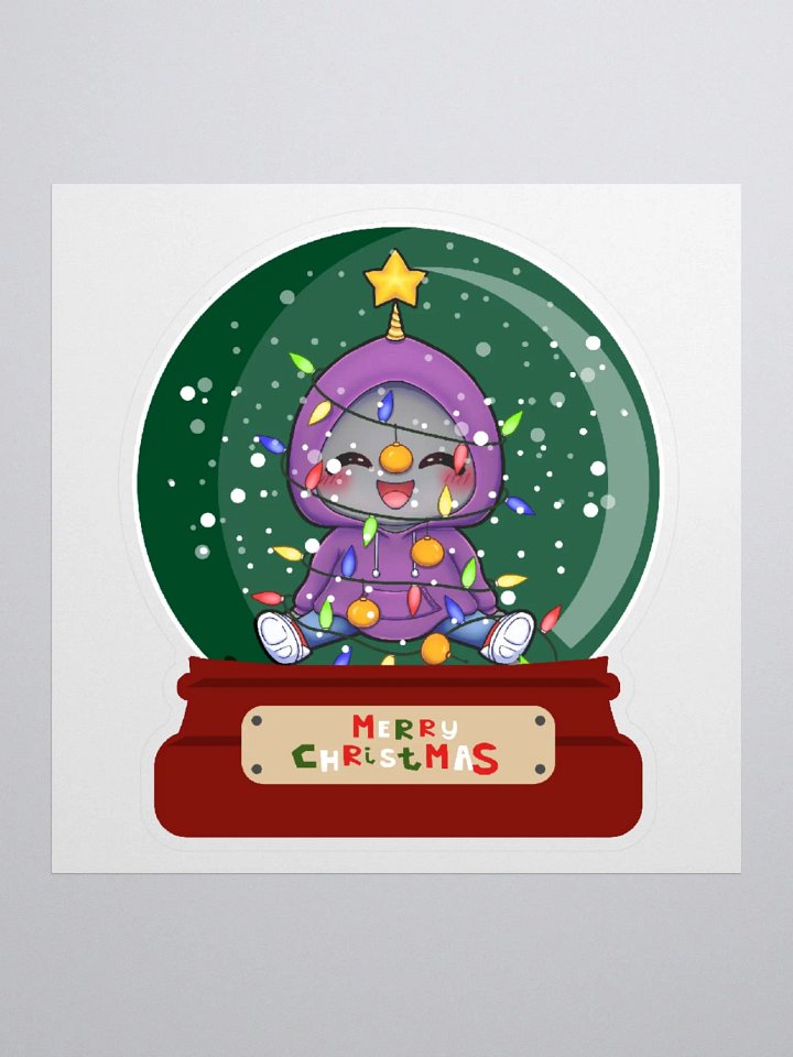 eabChristmas Snowglobe Sticker product image (1)