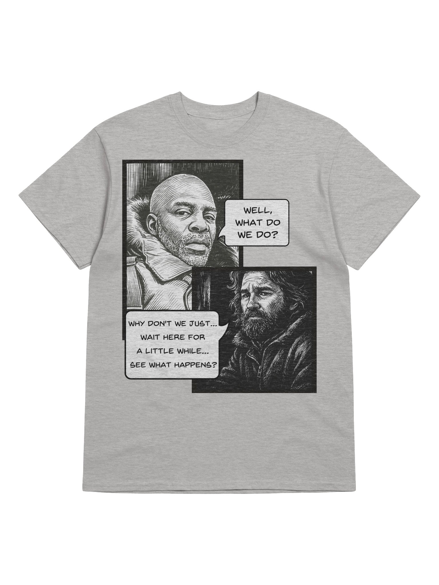The Thing inspired Wait Here Scene Tee product image (101)