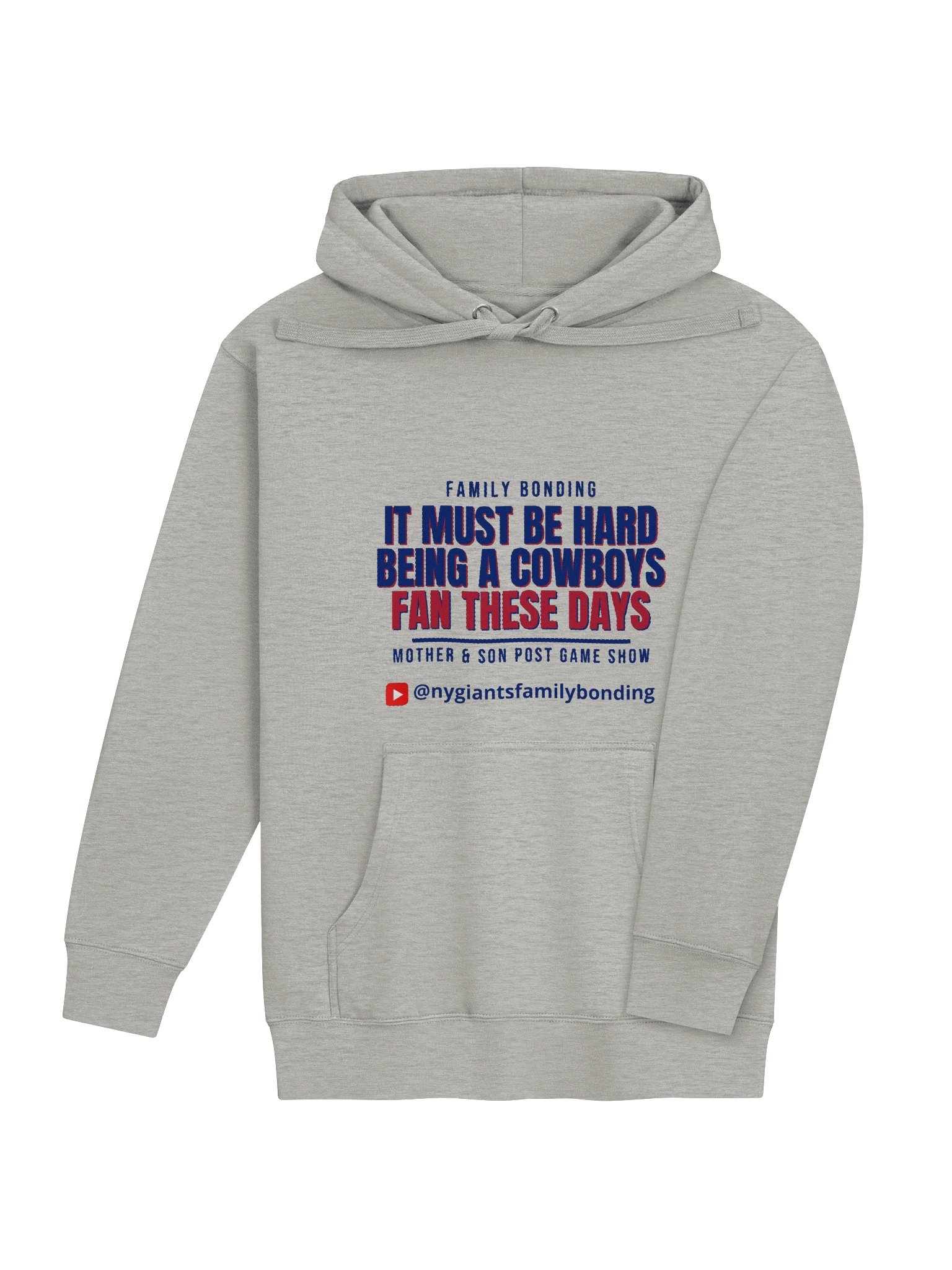 2026 Cowboys Hater - It Must Be Hard Being a Cowboys Fan These Days- Family Bonding Premium Super Fan Light Color Hoodie product image (6)