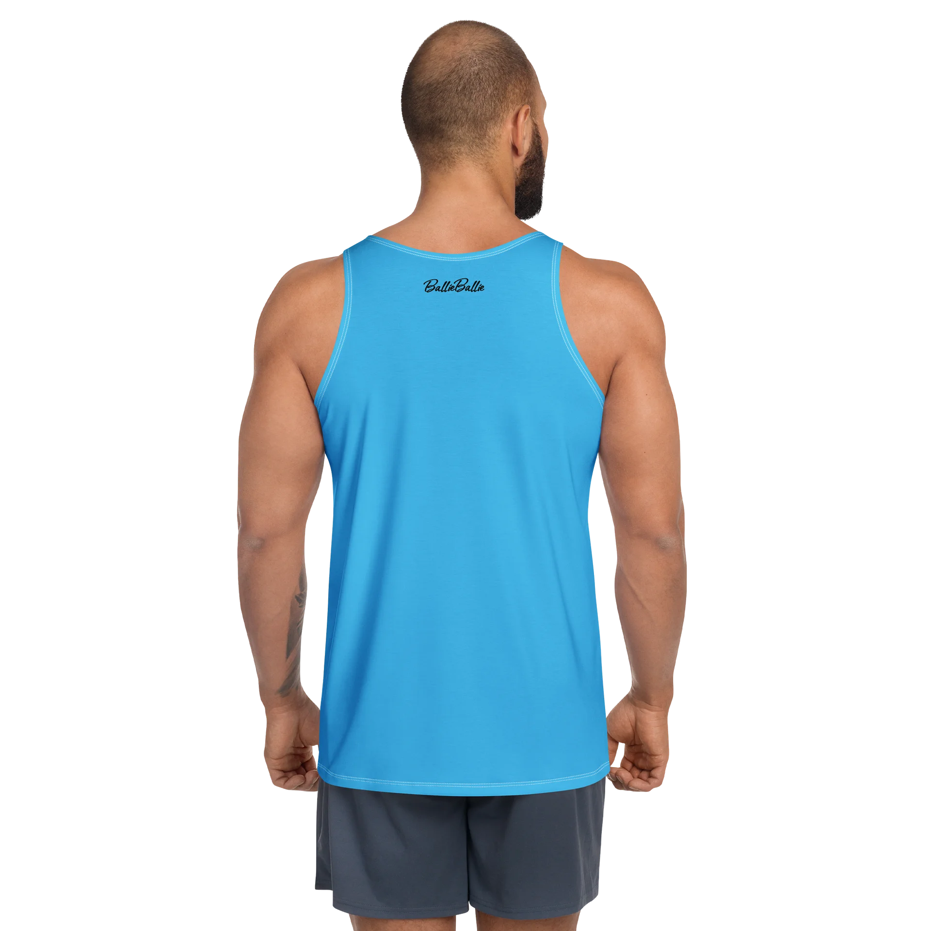 Tank Top Deep Sky Blue product image (4)