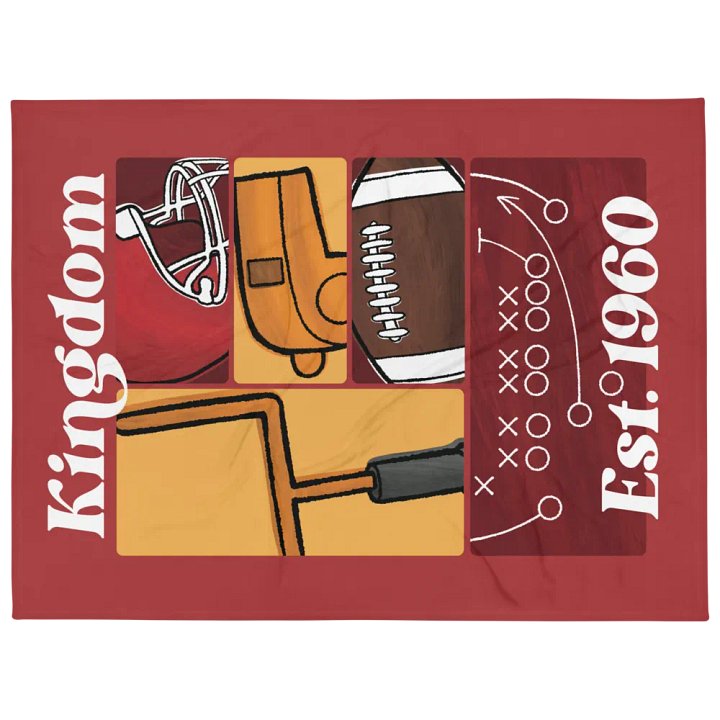 Football Kingdom Throw Blanket product image (1)