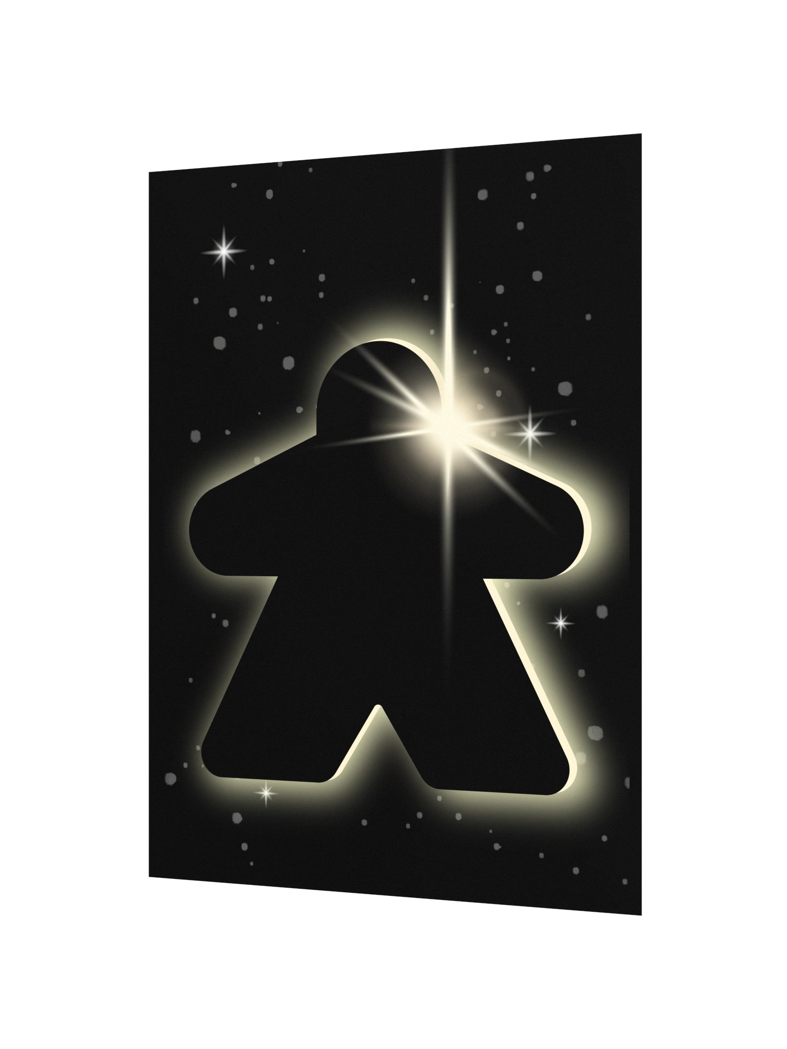 Meeple Eclipse Board Game Room Poster - UNFRAMED product image (3)