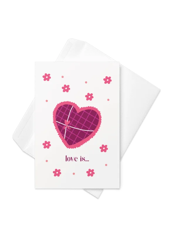 Love is… Romantic Card product image (4)