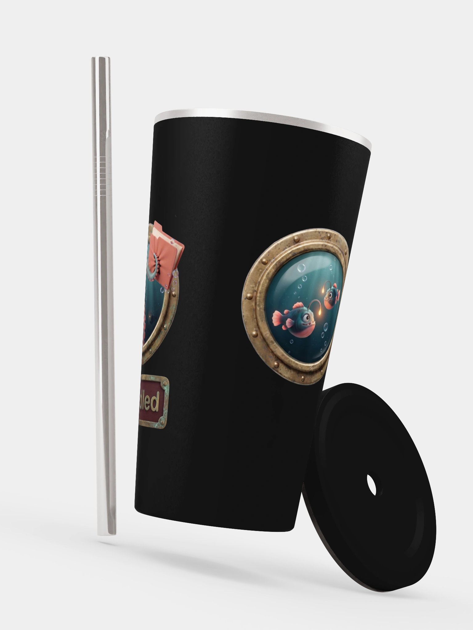 Handled porthole straw tumbler product image (6)