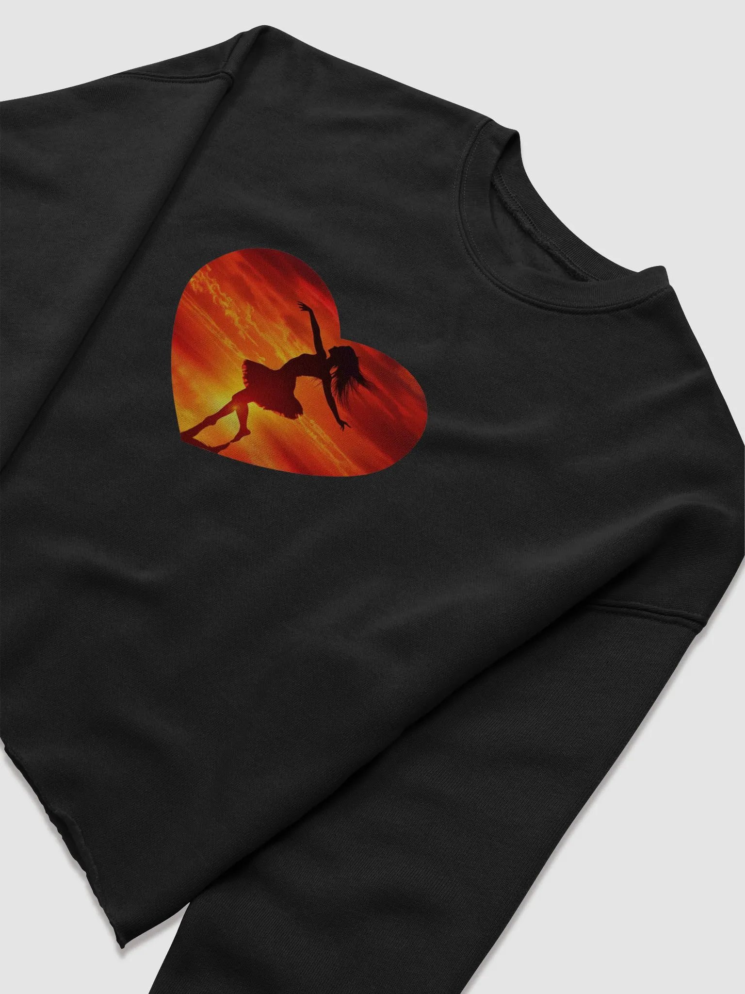 Sunset Dance Crop Top Sweatshirt product image (5)