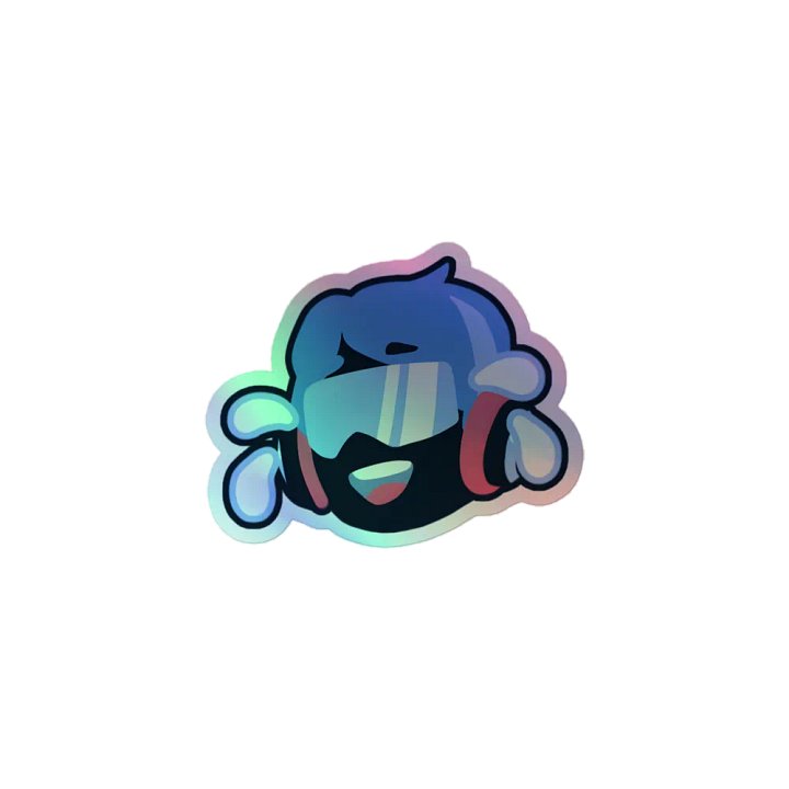Spin Rhythm XD Laughing Jim Holographic Sticker product image (1)