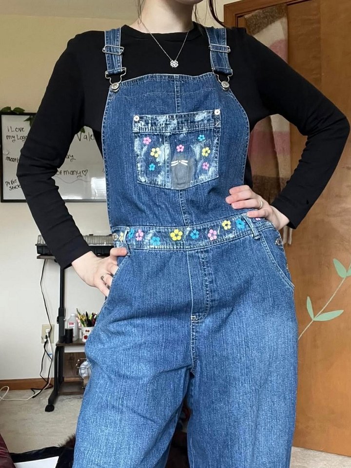 Kitty Kat Overalls / Size Large product image (2)