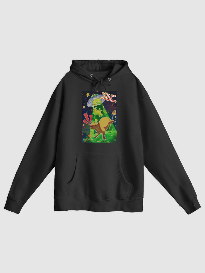 Capybara UFO Abduction Hoodie product image (1)
