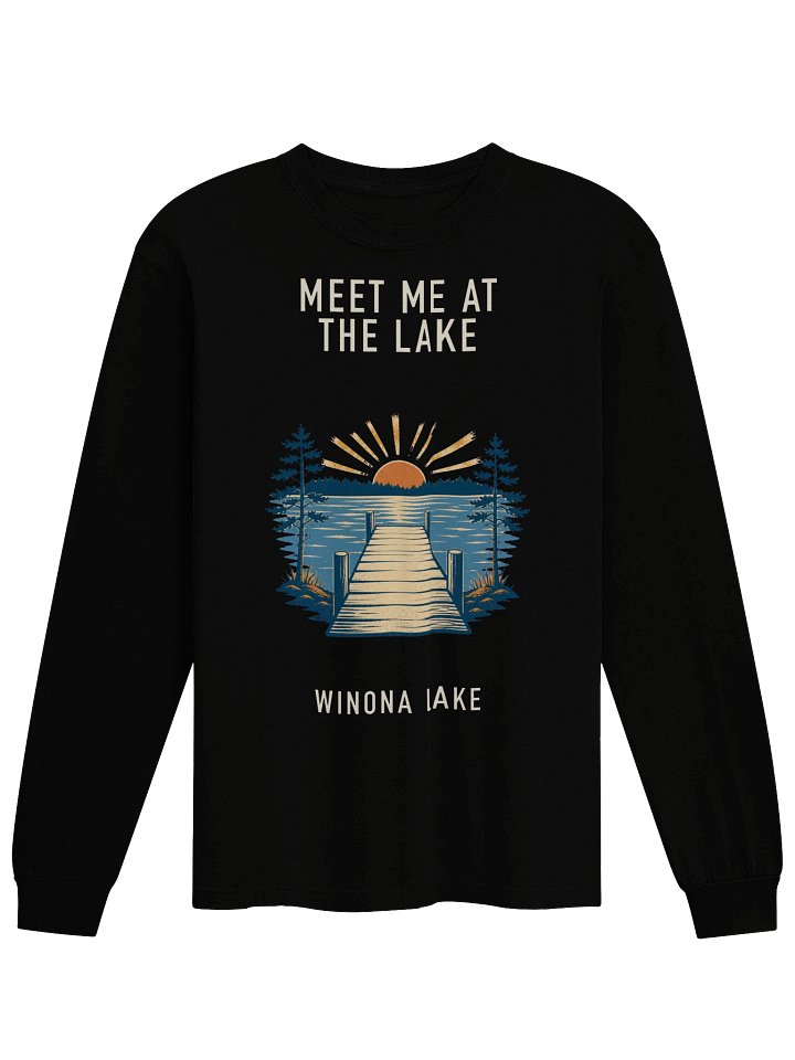Pier at Dawn Comfort Colors Long Sleeve — Deep Tones