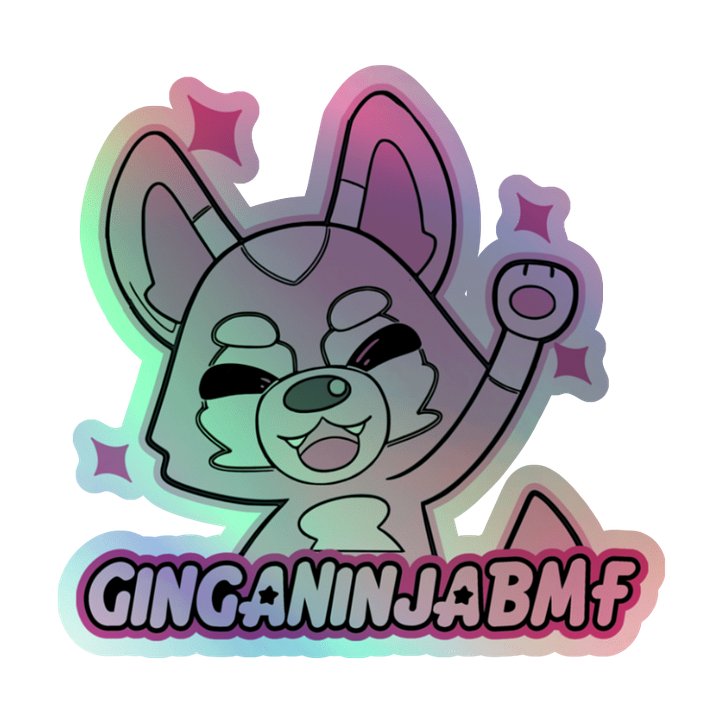 Rare Shiny Holo Pupper Sticker product image (3)