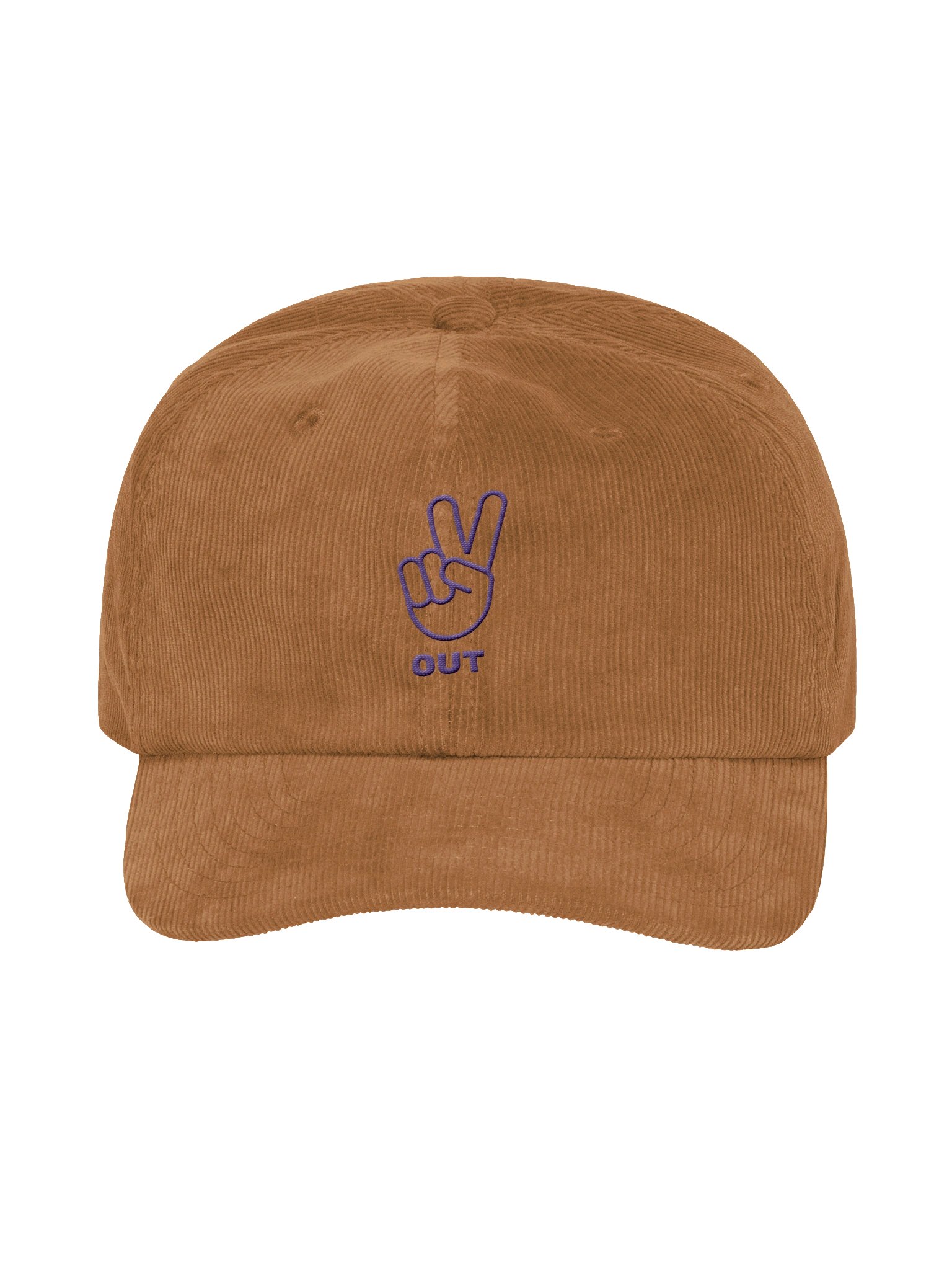 Peace Out Baseball Hat (Corduroy) product image (1)