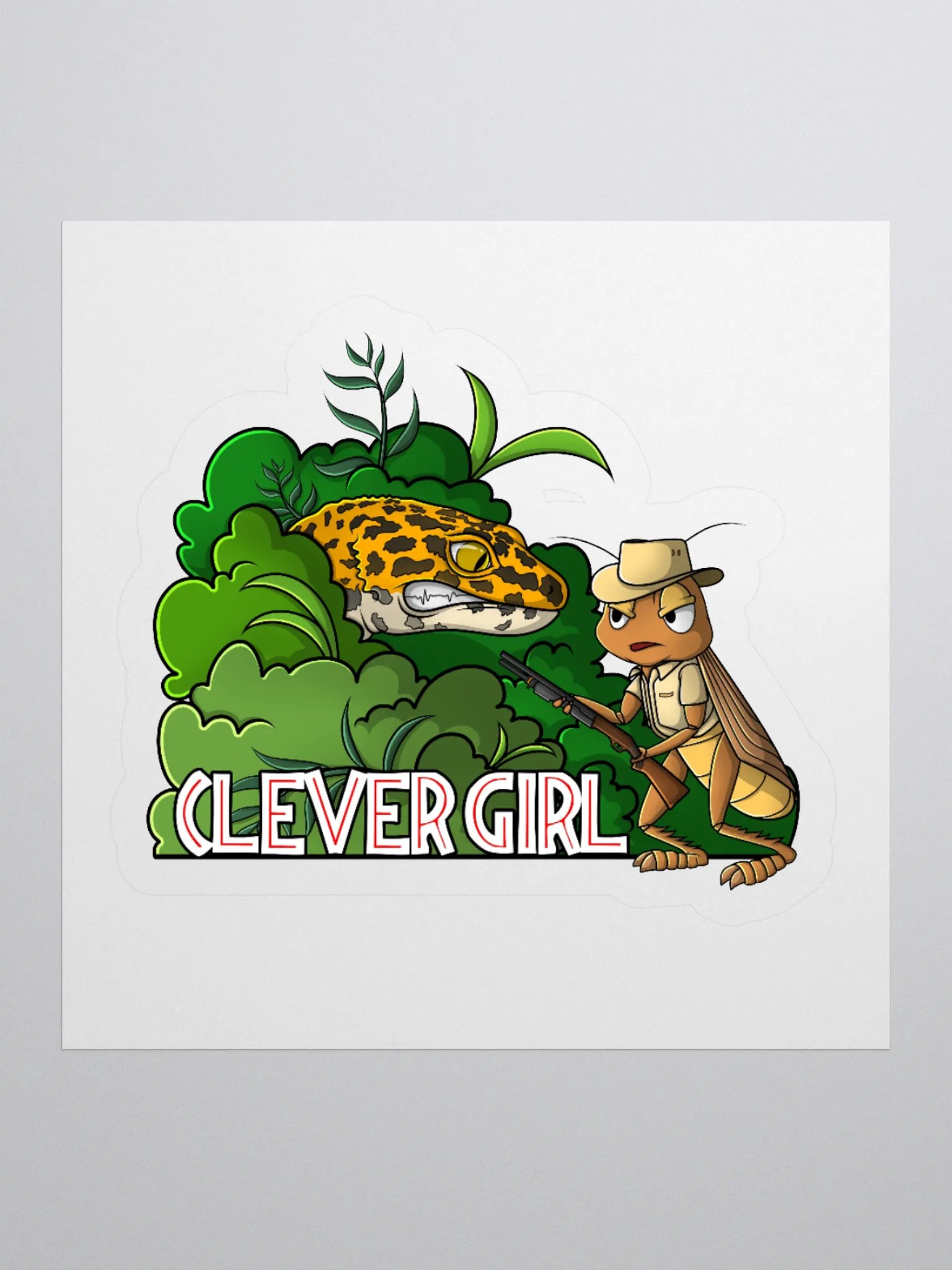 Clever Girl - Jurassic Raptor Ambush Sticker product image (2)