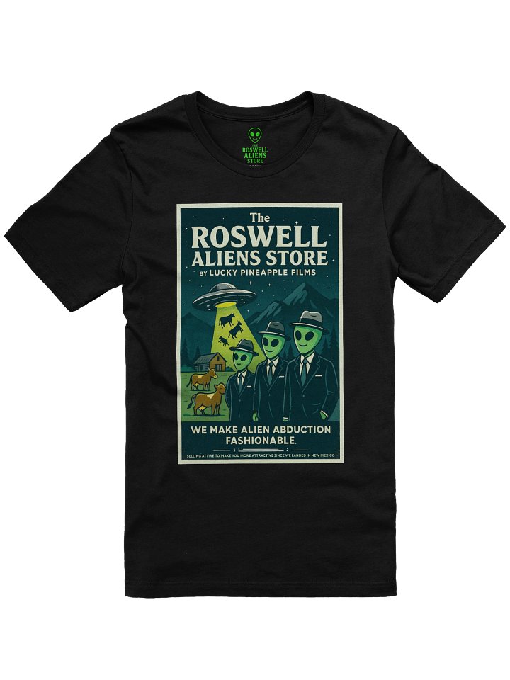 The Roswell Aliens Store by Lucky Pineapple Films Retro Concert Tee Fit Unisex T-Shirt product image (3)