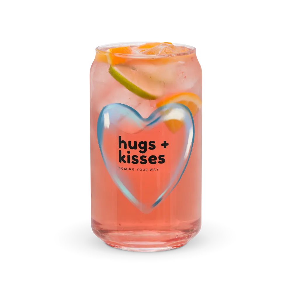 Hugs And Kiss Can-Shaped Glass product image (6)