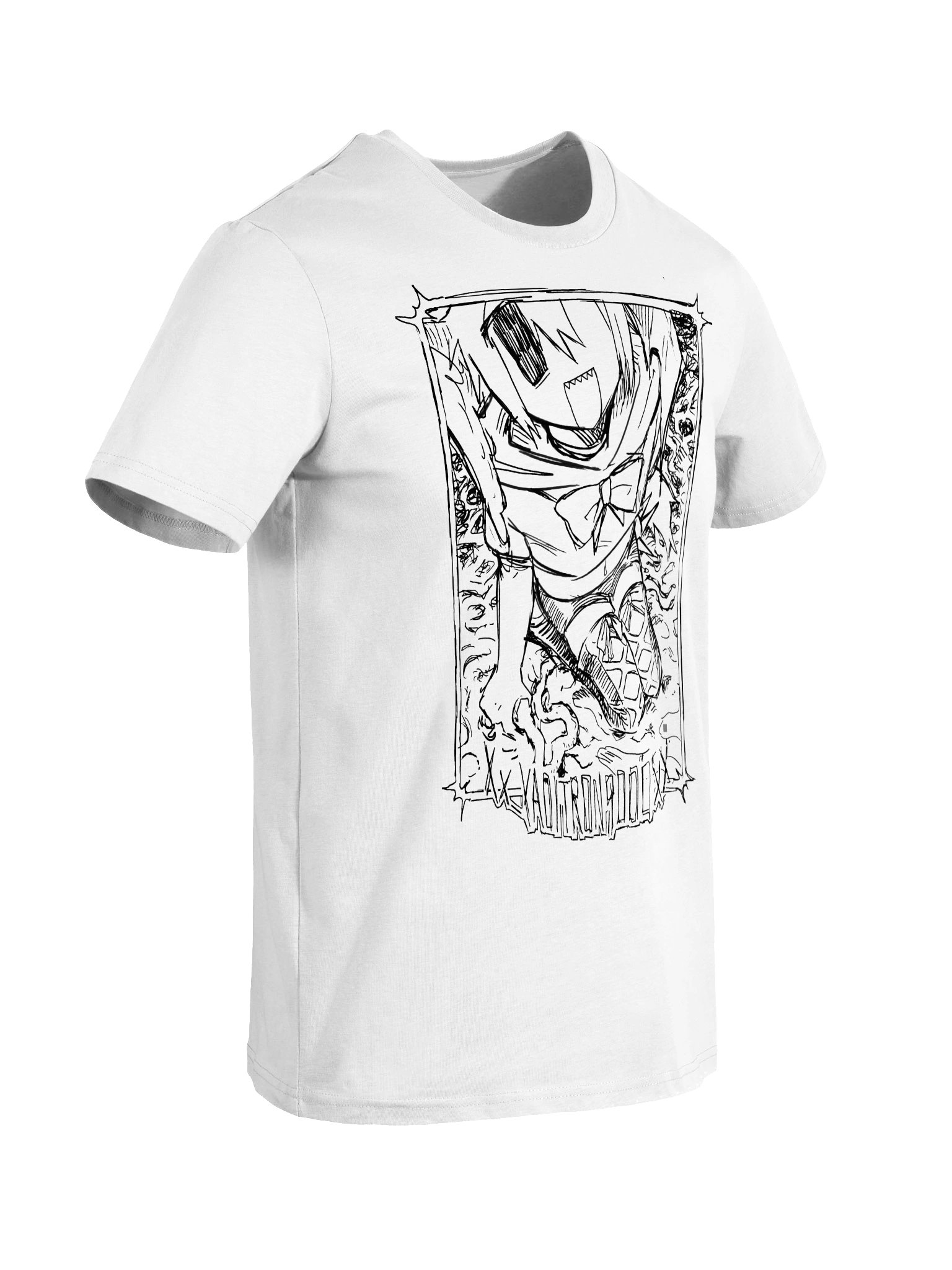 Yaoitron GUTS shirt (White) product image (6)