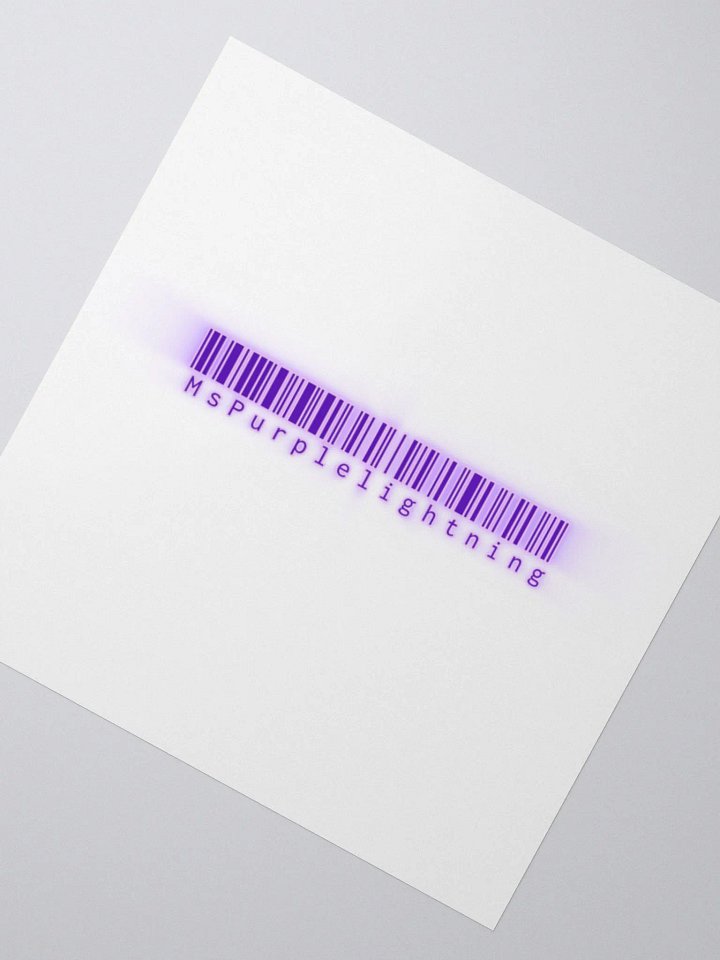 MsPurple Barcode Sticker product image (2)