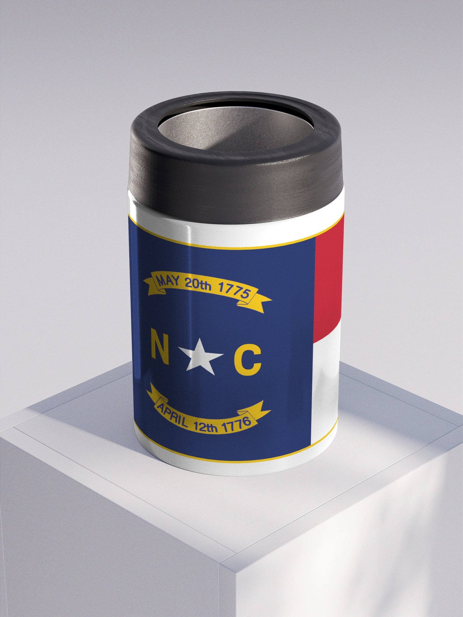 NC Revenge Flag Steel Can Koozie product image (3)