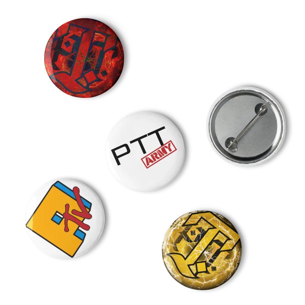 PTT Pin Buttons ! (5 set) product image (4)