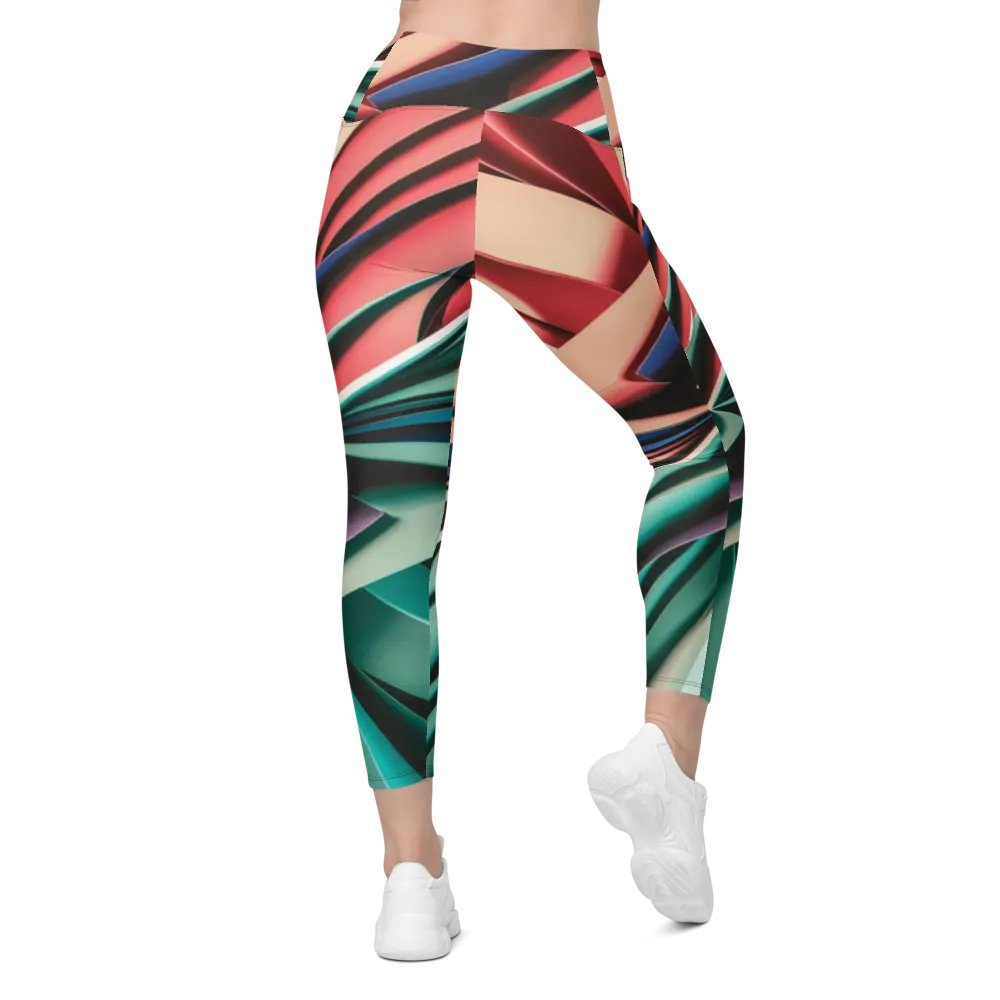 TDS Music Leggings with Pockets in Abstract Geometric Print (2XS-6XL) product image (5)
