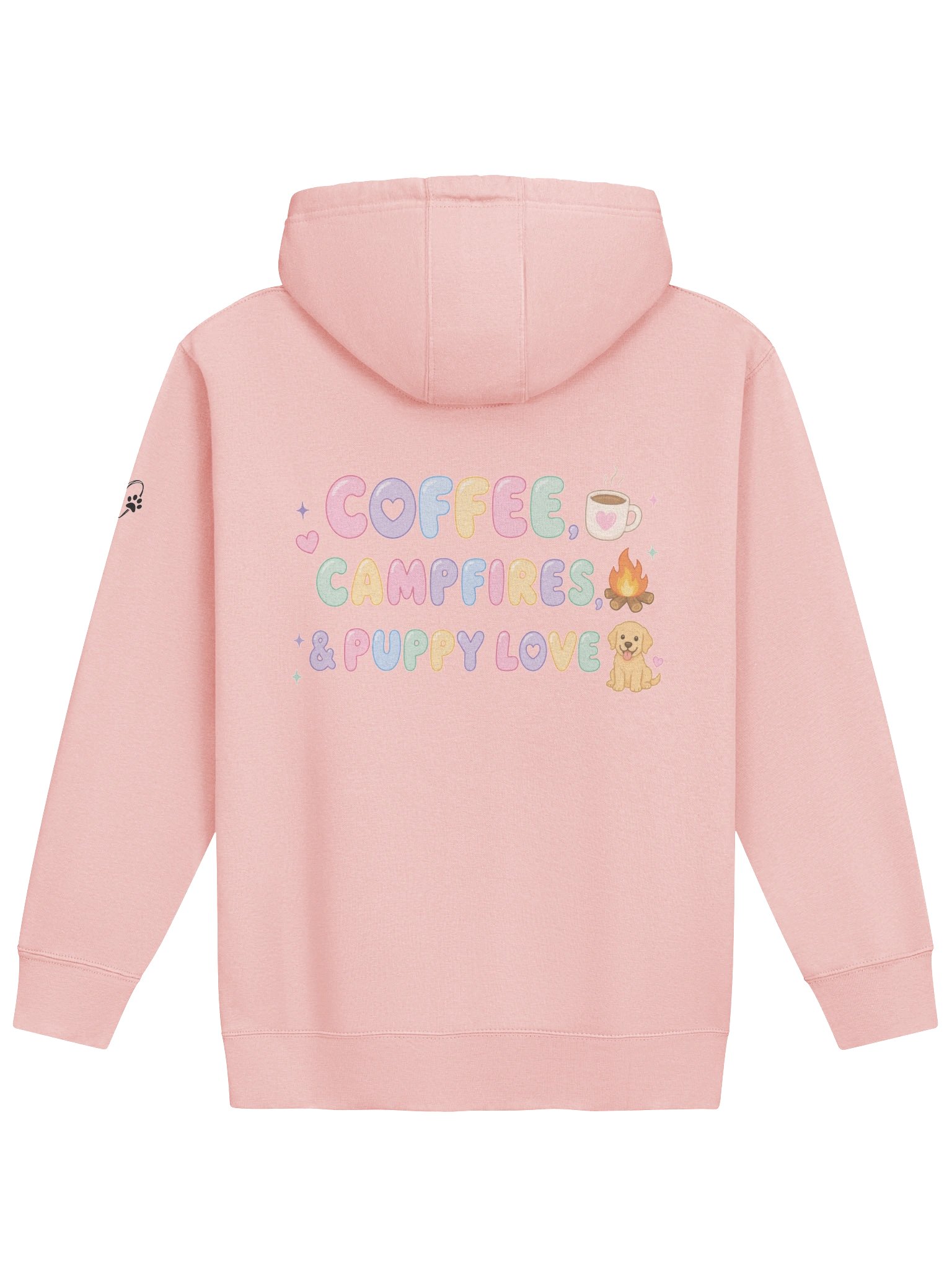 Coffee, Campfires & Dog Mom Things Hoodie 🐾☕🏕️ product image (2)