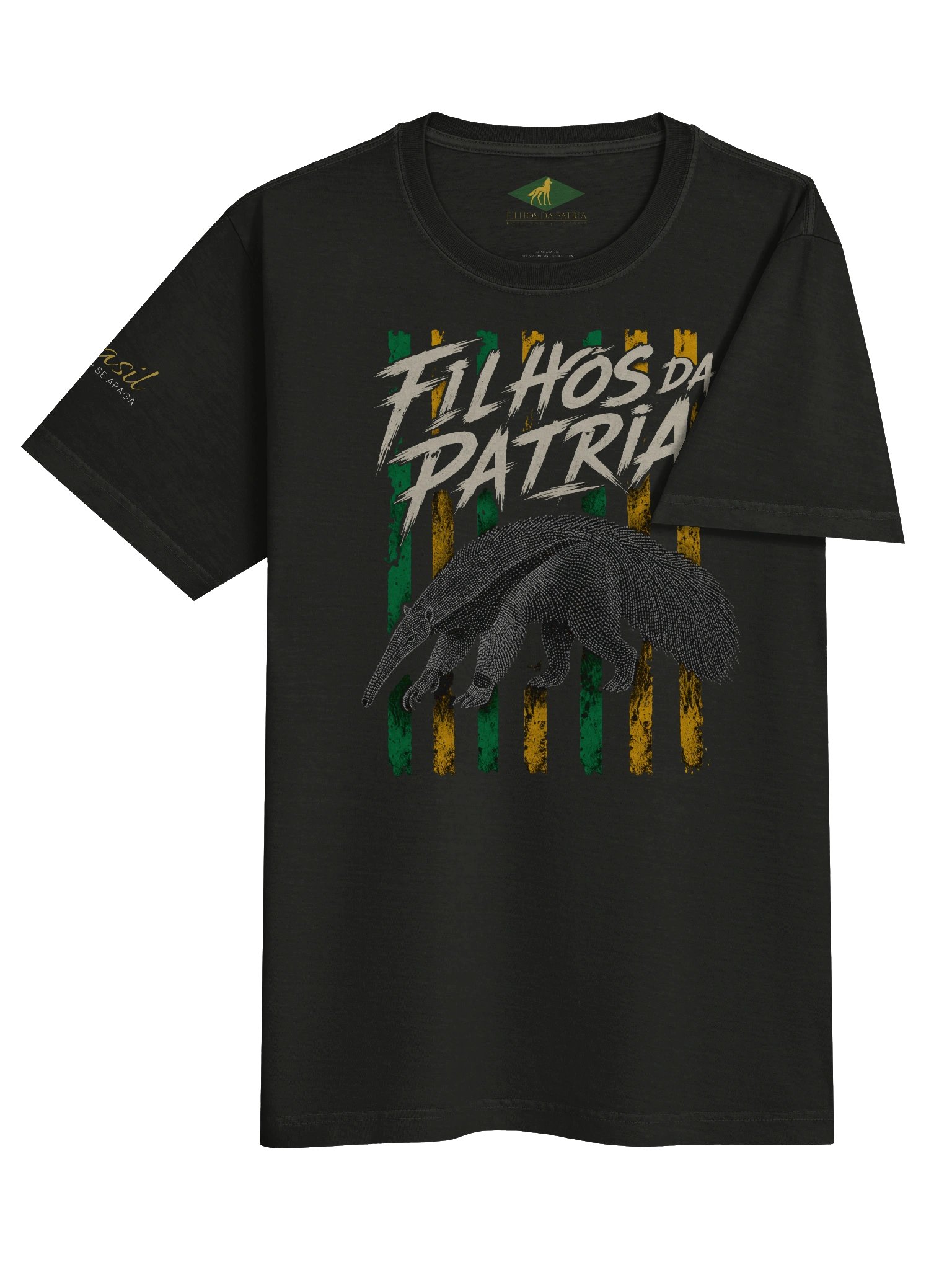 Camiseta Filhos da Patria Oversized Fauna da Patria Tamandua Bandeira product image (5)