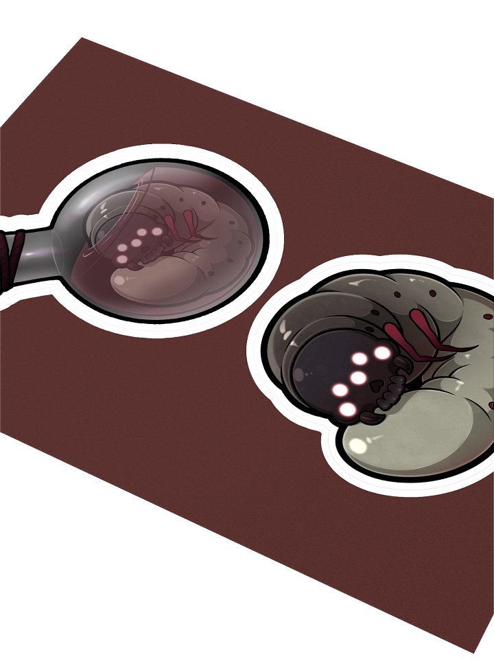 Brain Worm Stickers product image (2)