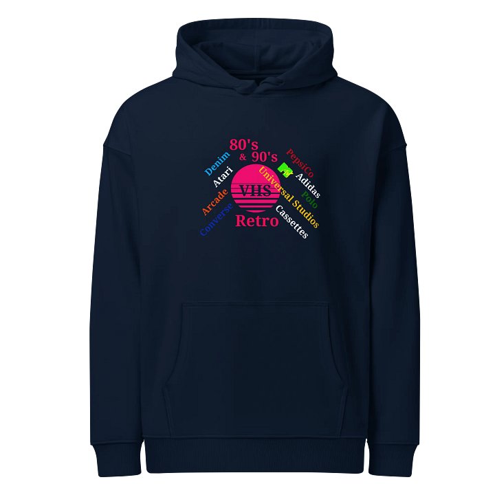 Retro VHS Circle Unisex Hoodie product image (1)