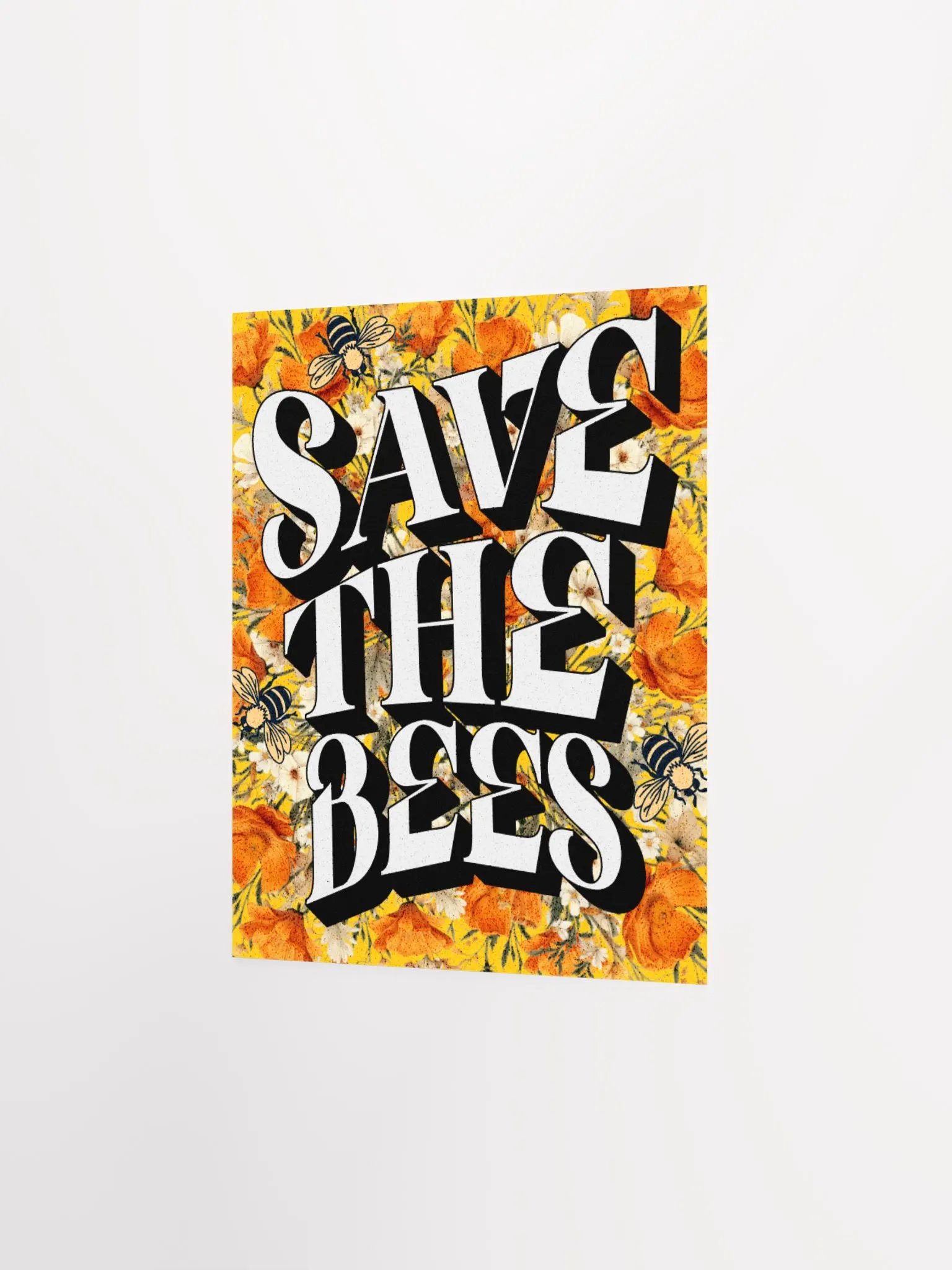 Save the bees print product image (9)