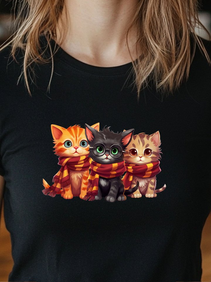 Harry Potter Cats T-shirt product image (1)