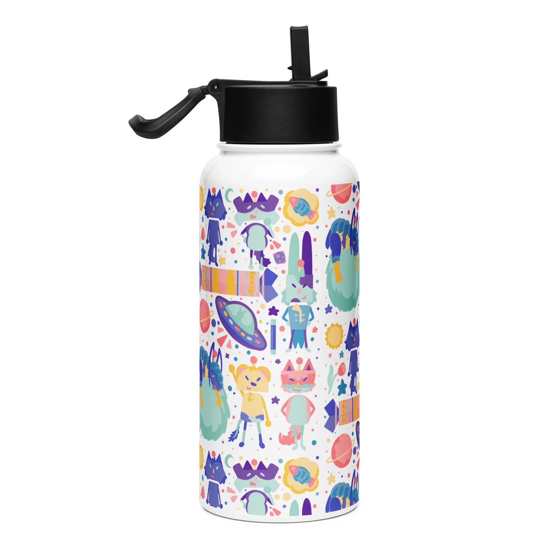 Cozy Cosmos Crew Water Bottle product image (4)