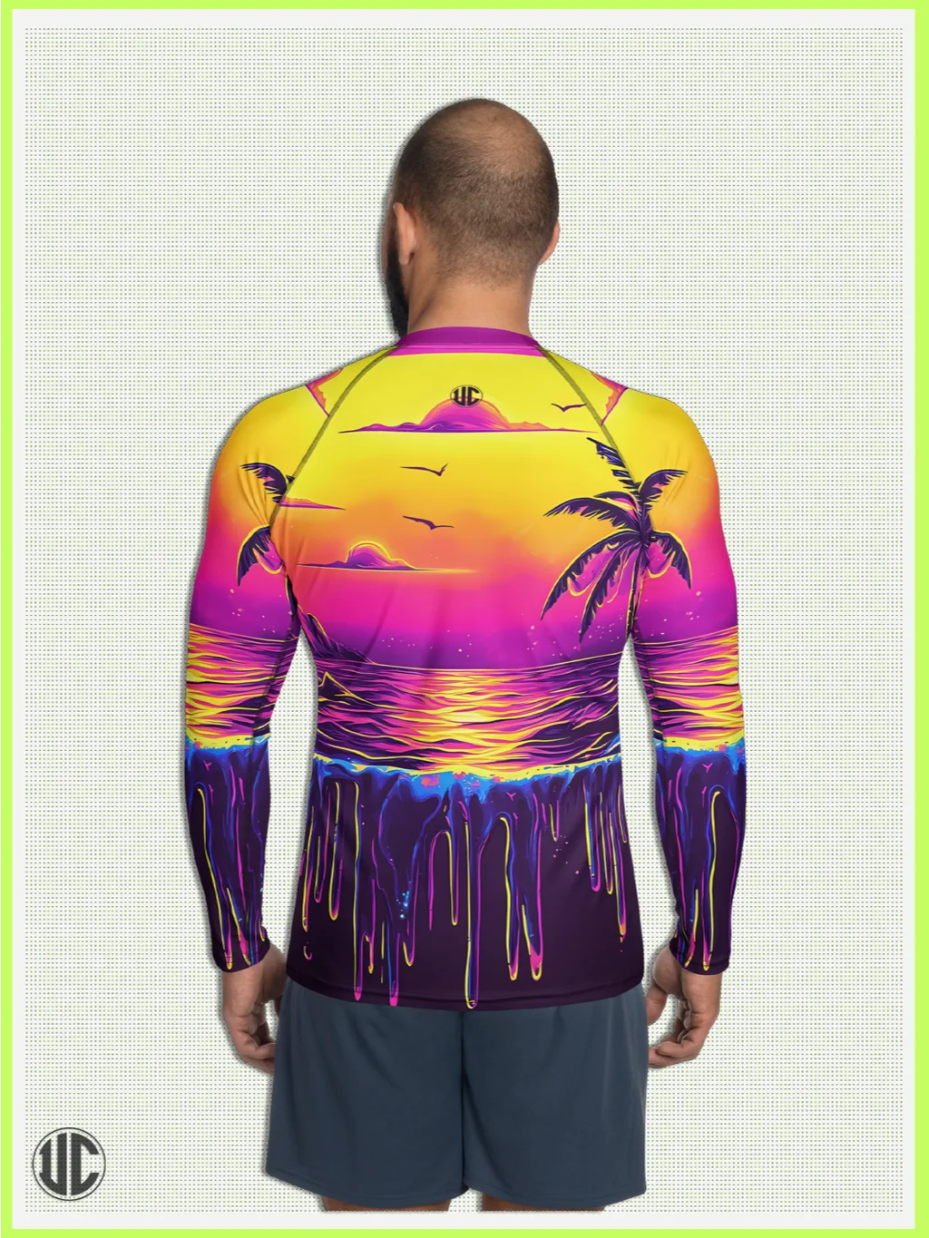 Melt Horizon – Men’s Rash Guard product image (2)