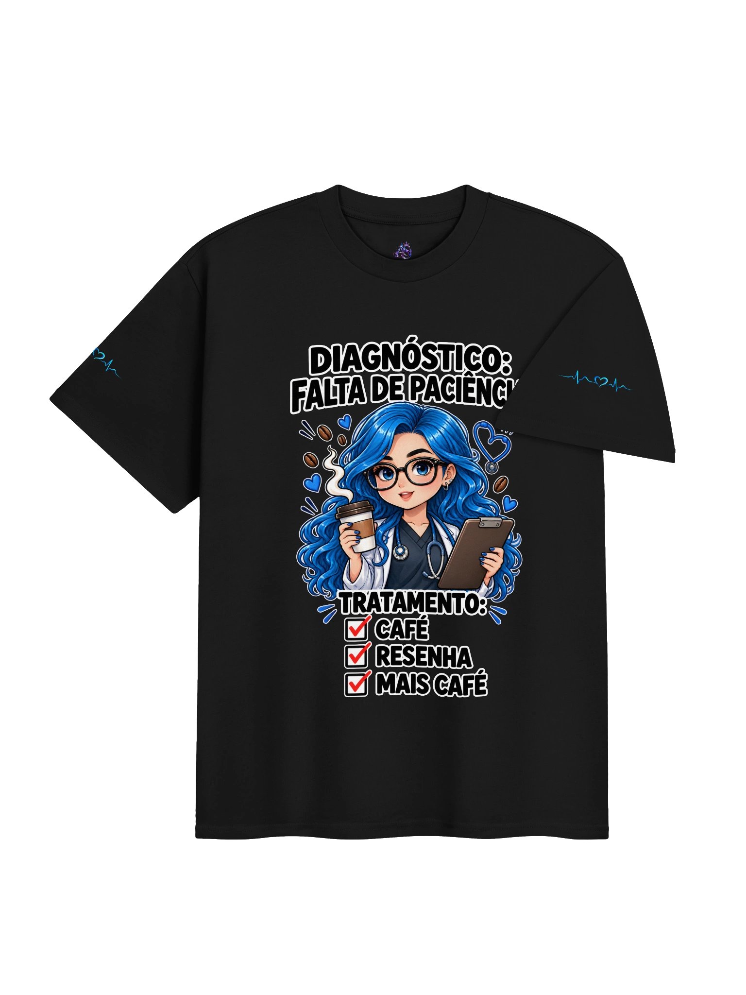 Camiseta Masculina | Diagnóstico: Falta de Paciência 😂💙 product image (14)